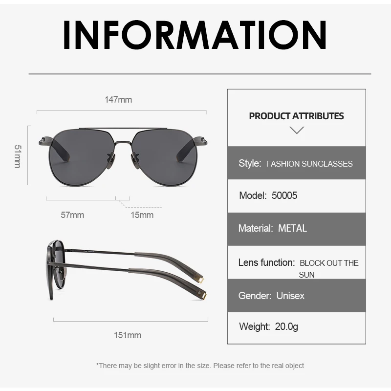 ﻿ TAG Hezekiah brand 2025 Men's Titanium Alloy Elliptical Polarized Sunglasses Durable Fashionable Eye Protection  50005