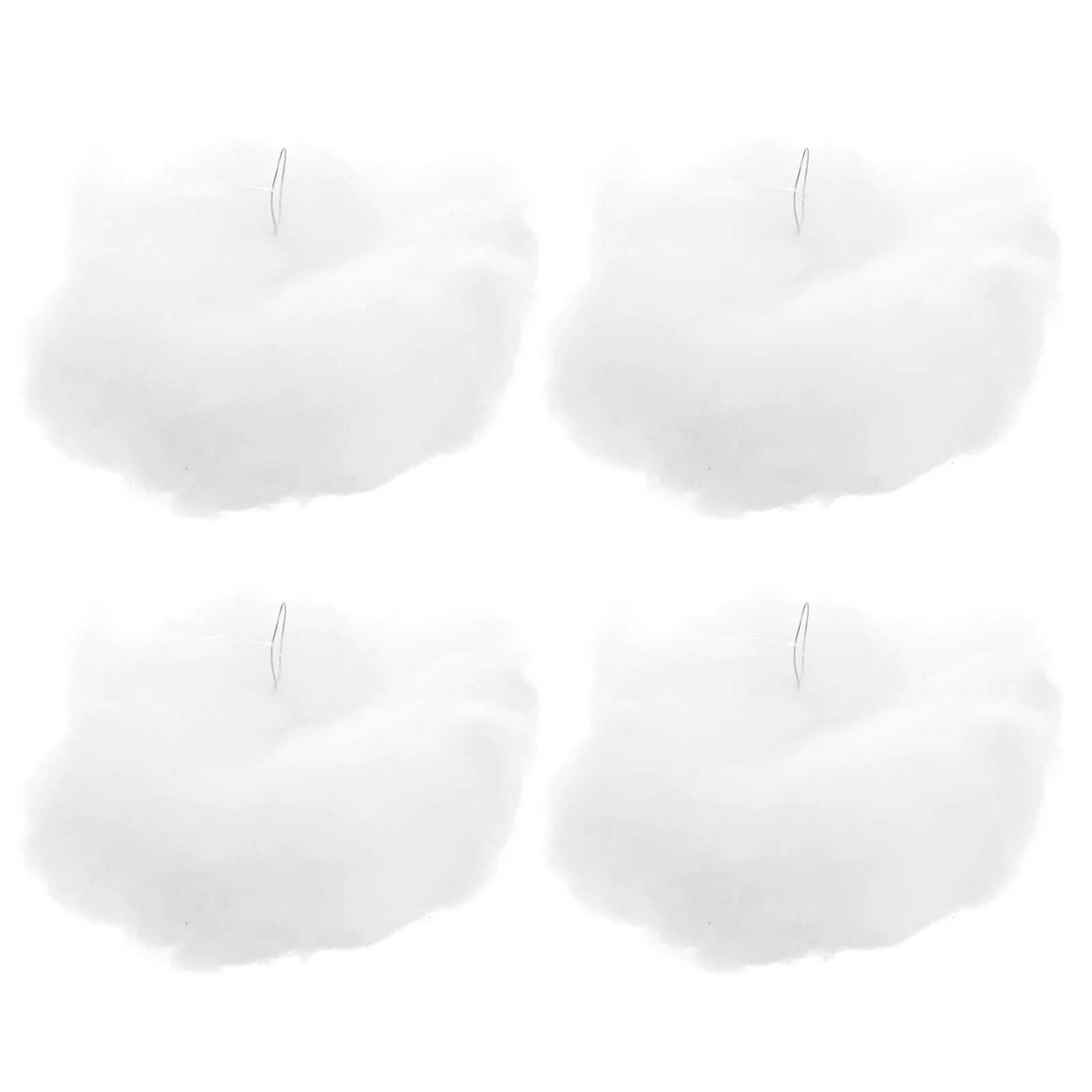 

4pcs Cloud Ornament For Nursery Room Wedding Party Decoration Diy Cloud Hanging Ornament Pendant Home Interior Room Decor