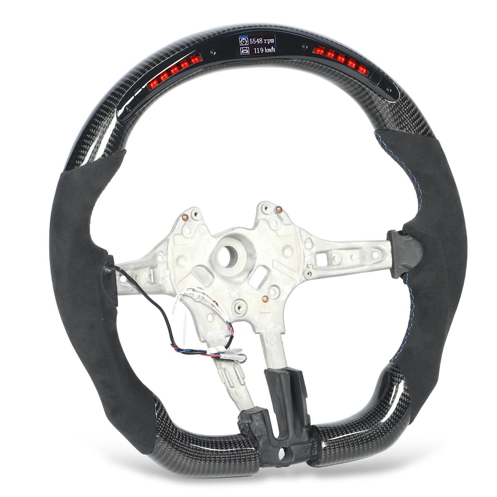 

Racing Steering Wheel Carbon LED Display Shift Lights Steering Wheel for F20 F22 F30 F32 F15 F16 M Sport M2 M3 M4 X5M X6M