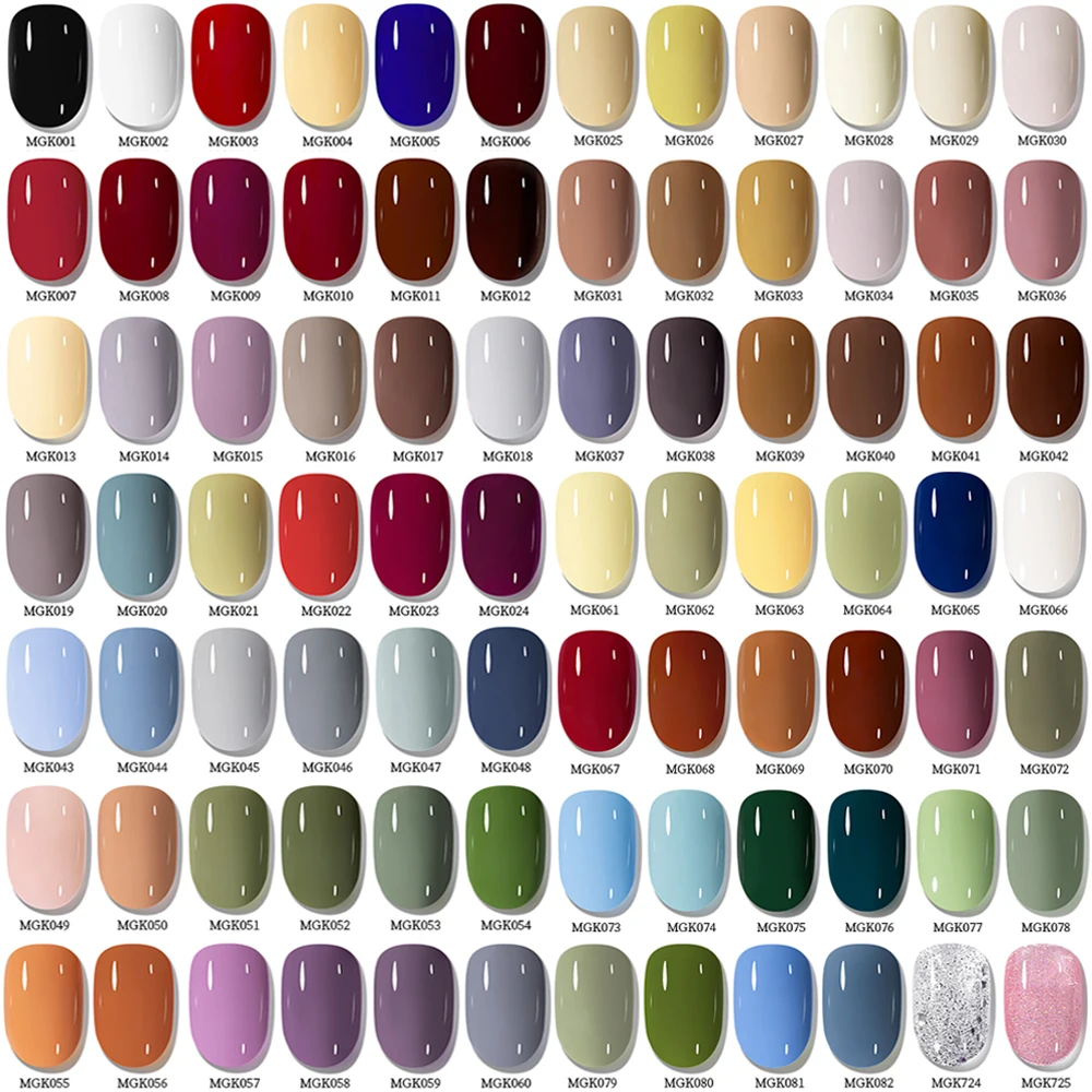 MAYCHAO Gel Nail Polish 12ML Full Coverage Base Top Coat Soak Off Gel Polish UV LED Gel Semi Permanent Varnishes Design Nail Art