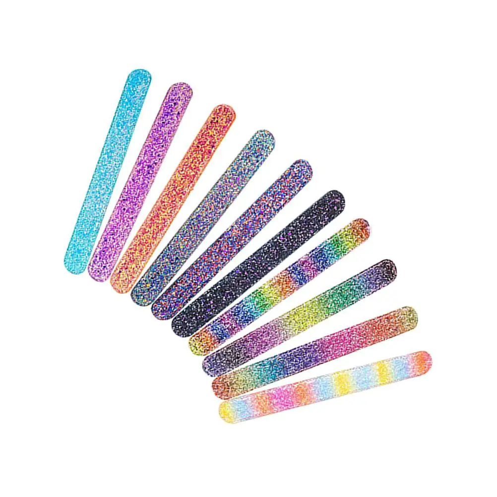 10 PCS Shiny Pink Bracelet Silicone Colorful Snap Bands Bracelets for Kids Wristband Child