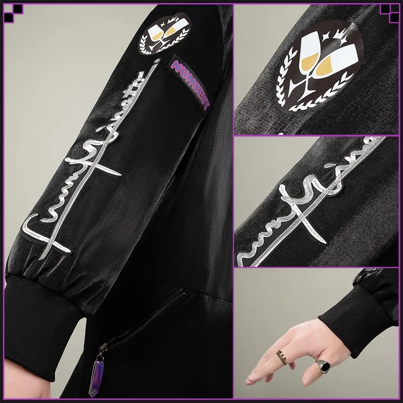 الظاهري Nijisanji Minase Soku تأثيري حلي شعر مستعار أنيمي نمط لعب الأدوار الملابس هالوين زي عيد الميلاد Disfraz Mujer