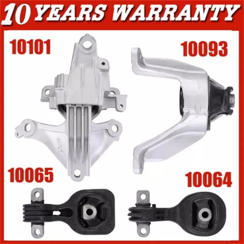 

Auto Trans Engine Motor & Transmission Mount 4PCS Set Compatible for 2017-2022 Honda CRV L4 AWD FWD