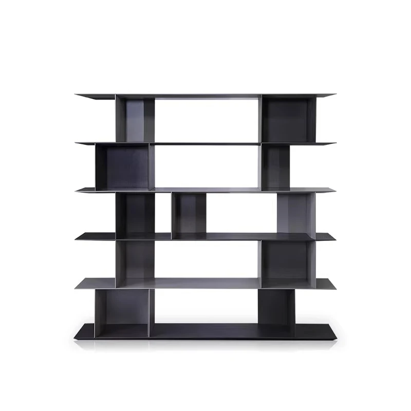 

Минималистичная книжная полка из массива дерева, многоярусные полки от пола до потолка для гостиной, современный минималистичный книжный шкаф в стиле лёгкой роскоши для дома