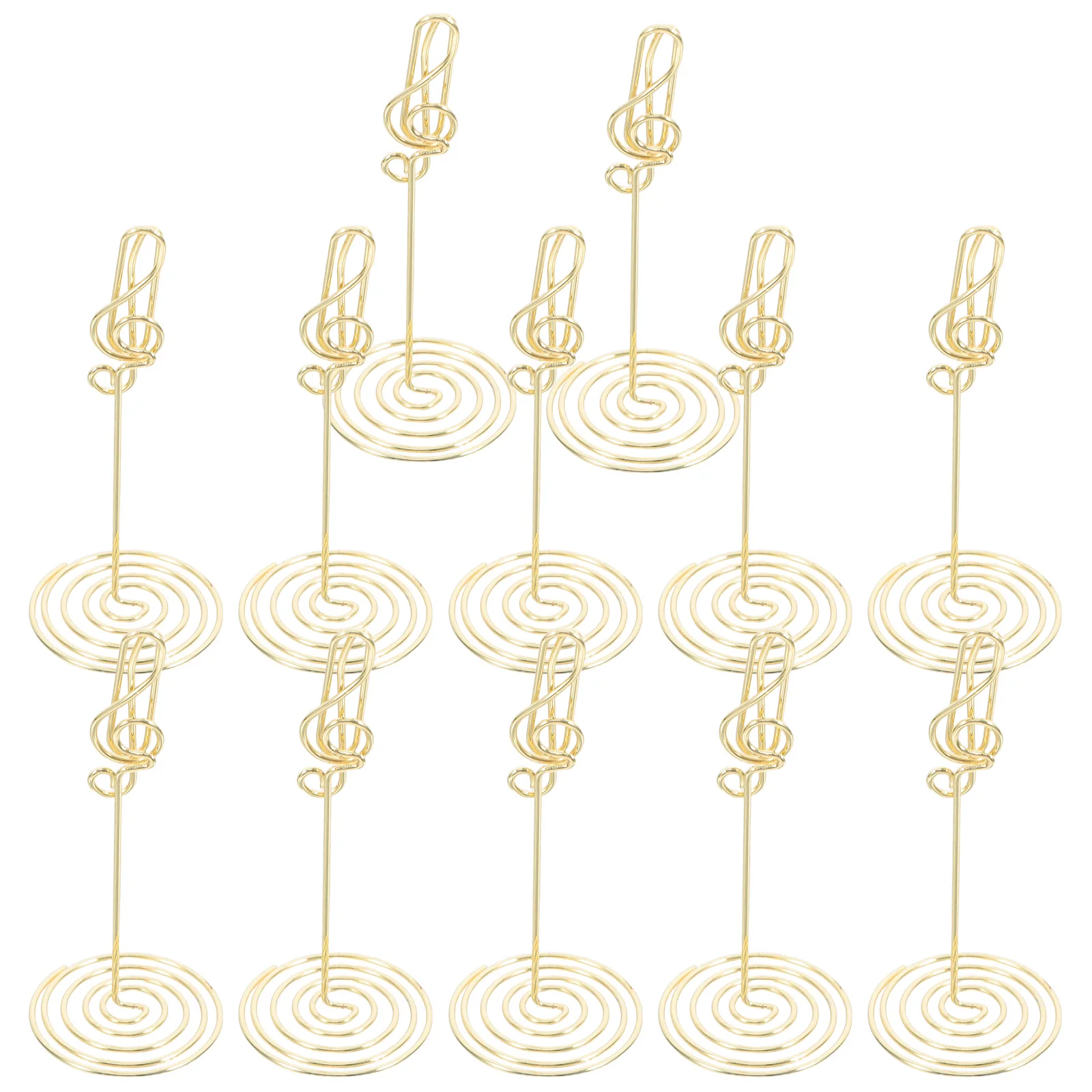 

12 Pcs Creative Note Notes Clip Table Card Clips Memo Holder Stand Base Holders for Photographs Stands Desktop