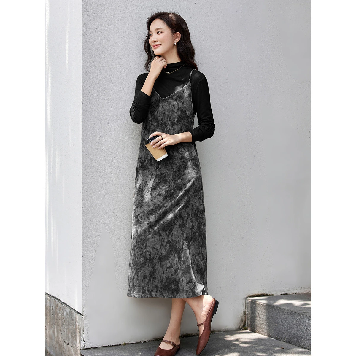two piece dress set casual Auveirra Women's Elegant Commuter Solid Color Jacket & Geometric Print Sleeveless Dress 2 Pieces Set Business Casual Women Two Piece Outfits Skirt Suits For Women Blazer Skirt Set Weddings & Events Wedding