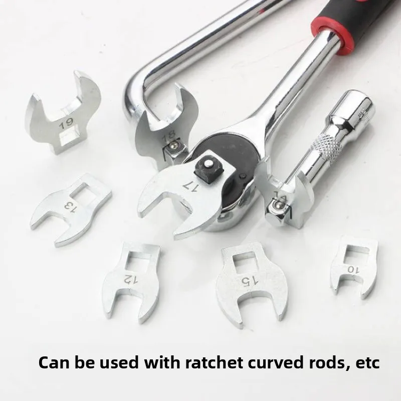 

for Torque Bullhorn Wrenches Keys Set 9/11 Pcs 3/8Inch Drive Crowfoot Horn Wrench 10 To 22mm Metric Foot Open End Spanner