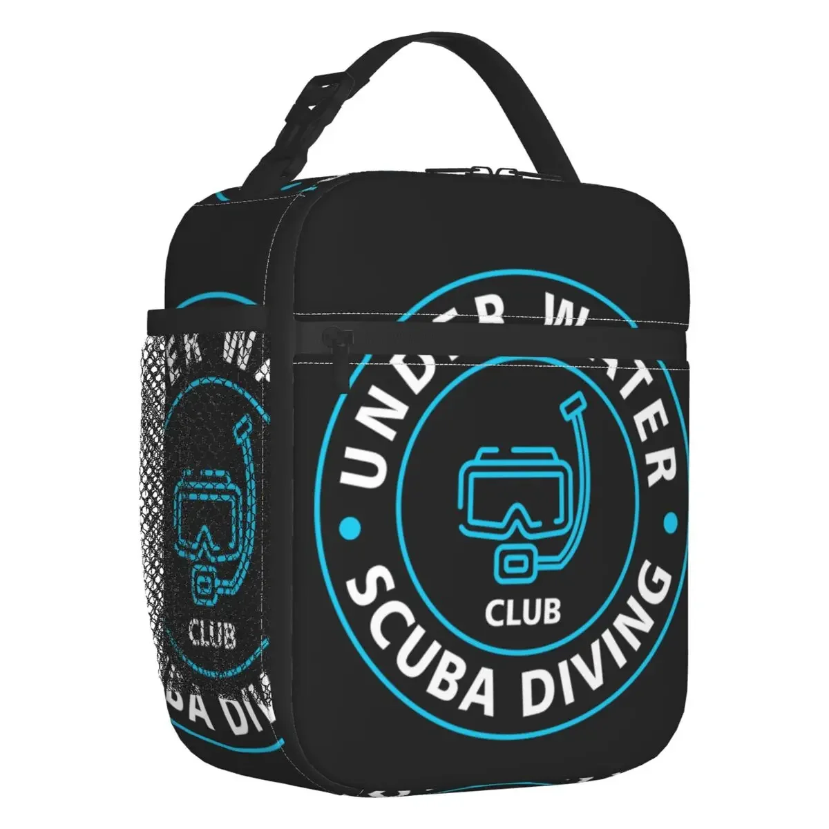 

Custom Scuba Gifts Under Water Scuba Diving Club Lunch Bag Men Women Cooler Warm Insulated Lunch Box for Kids School