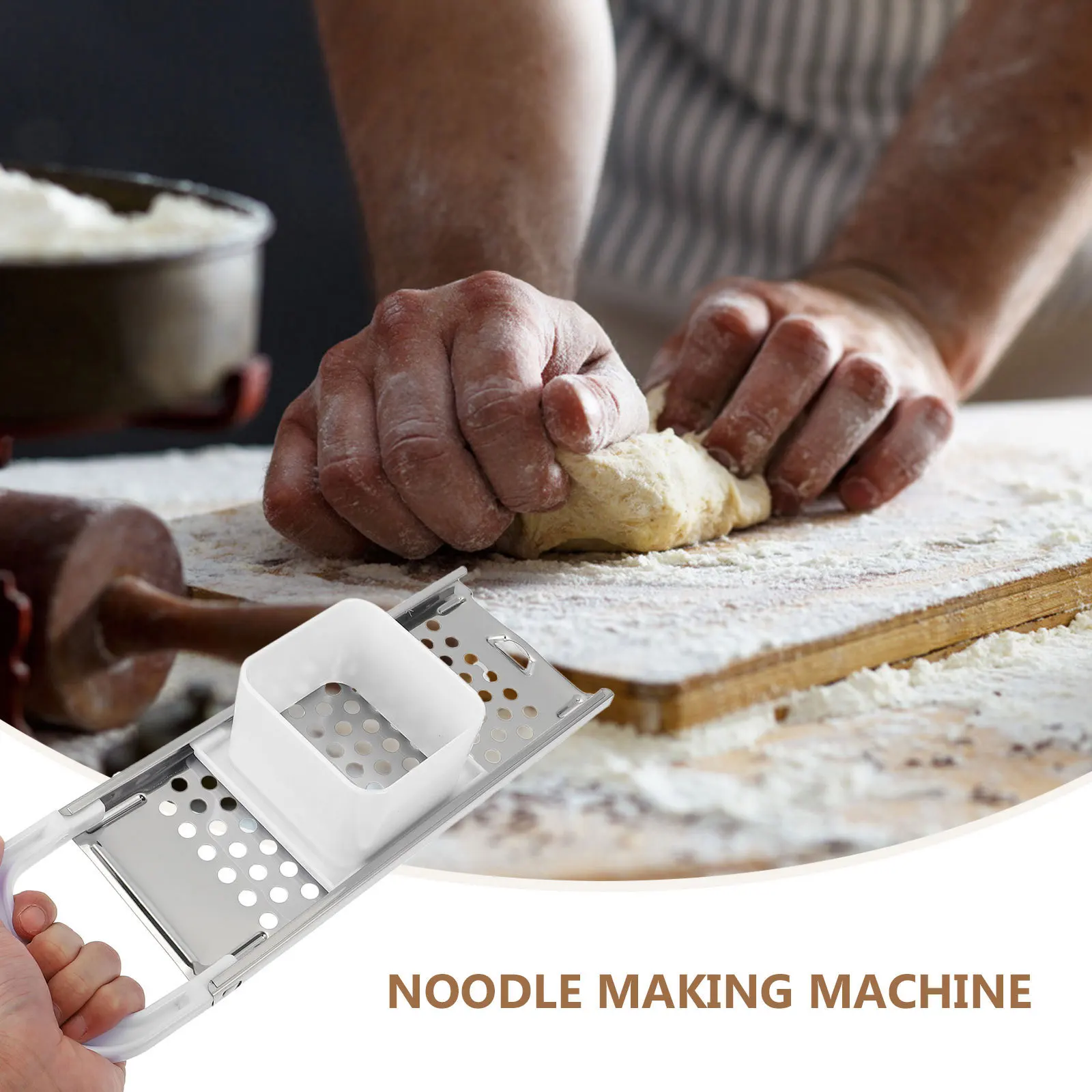 

1 pc Multipurpose Gnocchi Maker Stainless Steel Dough Chopping Tool For Noodles Dumplings Manual Hand Slicer Kitchen Utensil