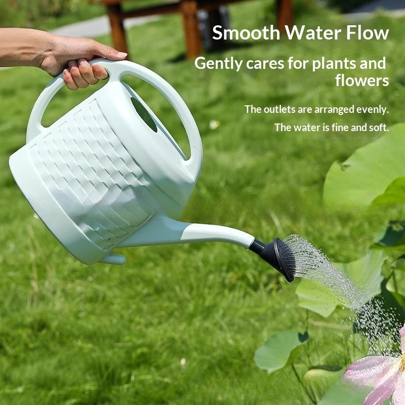 Large Capacity Long Nozzle Garden Hose Sprayer Plastic Watering Can for Flowers And Vegetables Plant Care Drenching Sprinkler