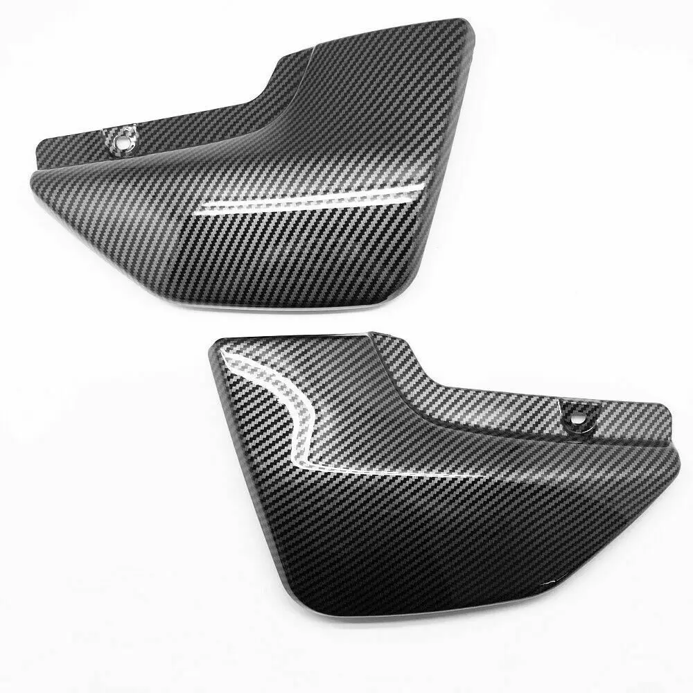 Motorcycle ABS PLASTIC Hydro Dipped Carbon Fiber Finish Fairing Body Battery Side Cover For HONDA CB 400 VTEC 1 2 1999-2002