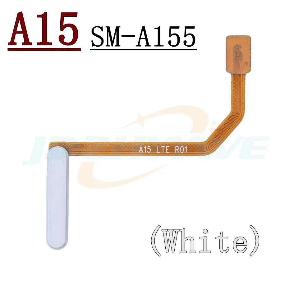 Fingerprint Sensor Scanner Flex Cable For Samsung Galaxy A15 5G A156 A155 Touch ID Connect Home Button Flex Cable Parts