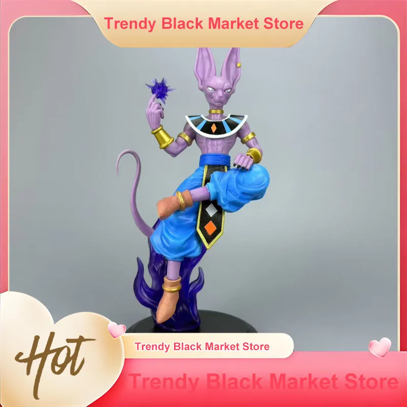 Dragon Ball Beerus Gk Sammlerstatue aus PVC, Anime-Actionfigur, Desktop-Dekoration, Sammlung für Anime-Enthusiasten