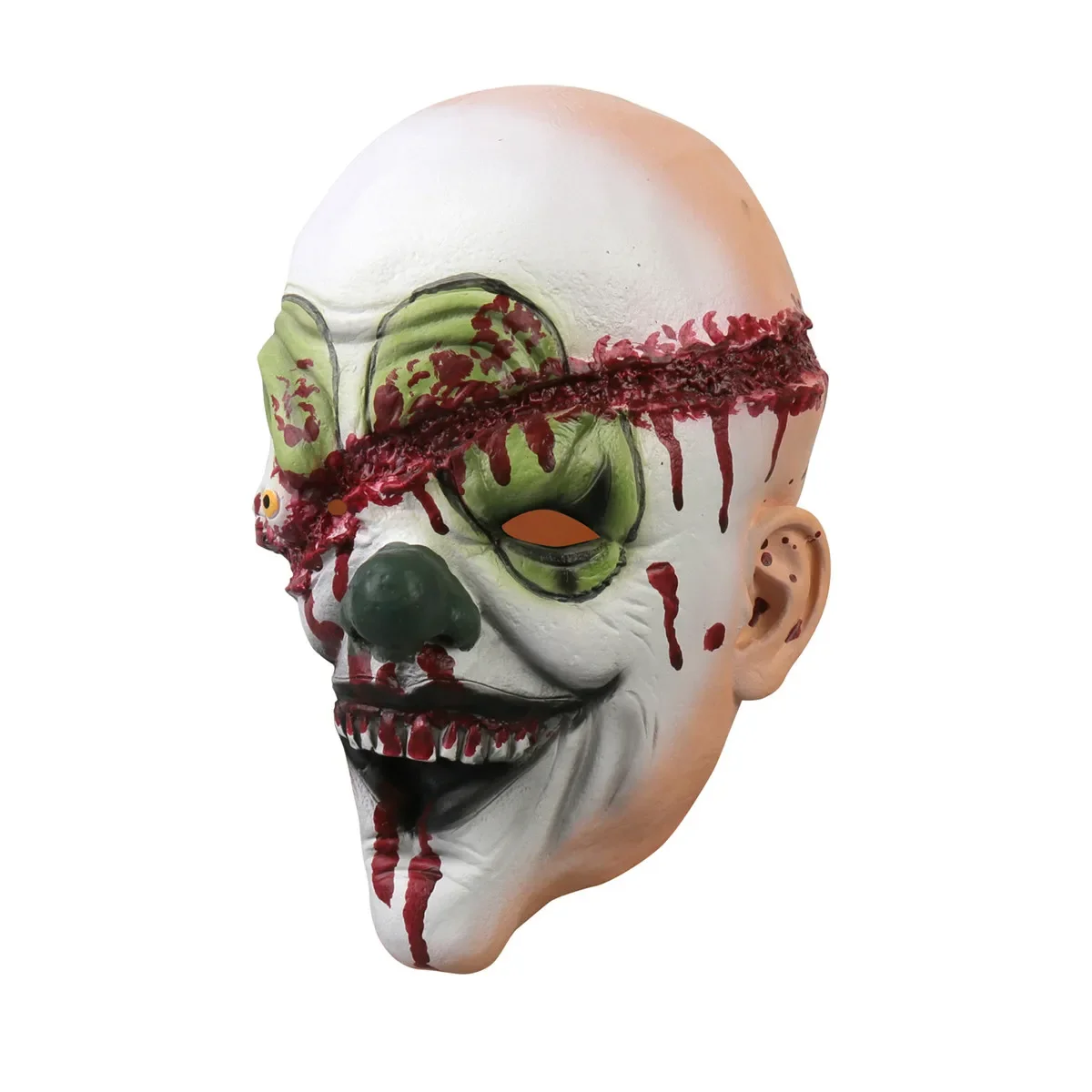 2023 Newest Clown Mask Cosplay Scary Role Horror Joker Latex Full Face Helmet Halloween Masquerade Party Headwear Costume Prop