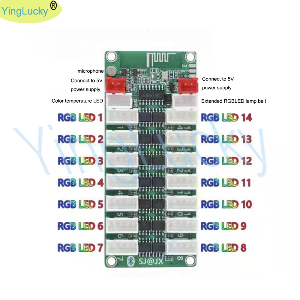 Imagem -06 - Rgb Led Controlador Botão Joystick Rgb Jogo App Kit Encoder Usb para pc Mame Raspberry pi Windows Bluetooth Kit Joystick