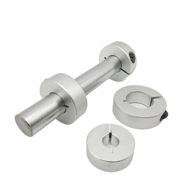1pcs Open type fixed ring light bearing limit sleeve locking sleeve aluminum automatic ring positioning Shaft Collars with slit