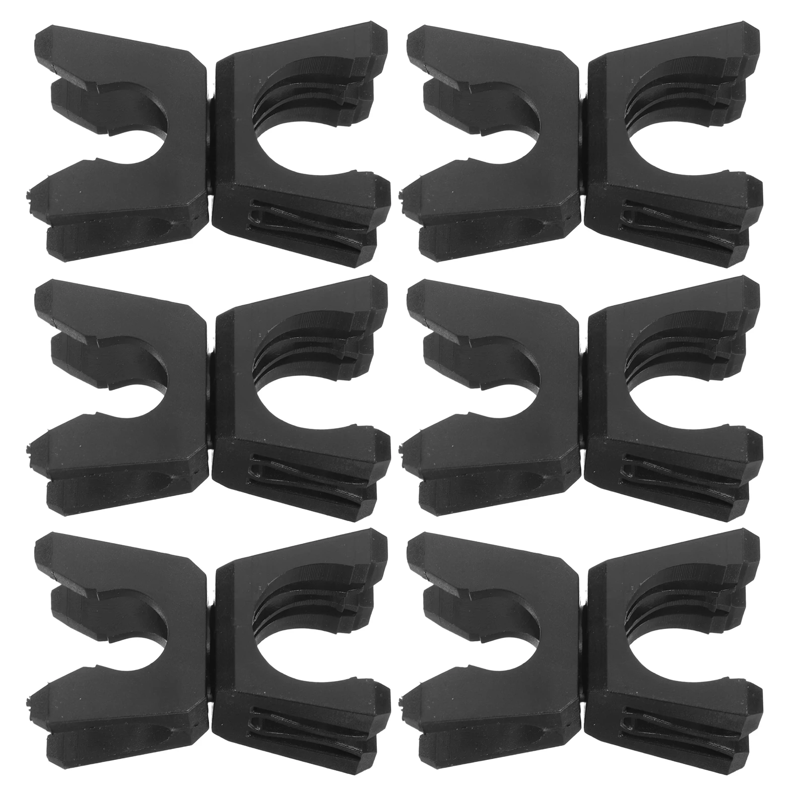 

6Pcs Football Marker Rod Buckle Clips ABS Durable Soccer Training Pole Connectors for Flag Fixing and Agility Drills