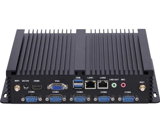 China I7 Mini Pc 3-10th Generation Core I7 6*USB 6COM Max.16GB RAM 2*SATA3.0/1*MSATA3.0/Realtek 8111F 2*1000M LAN Pc