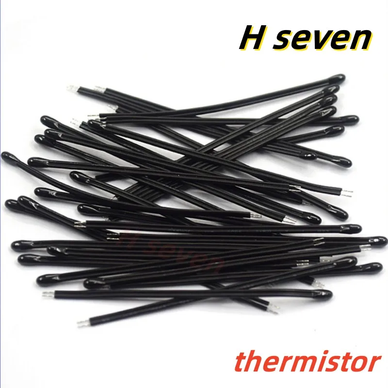 20/pcs NTC Thermistor MF52D 5K 10K 20K 50K 100K B: 3950 Accuracy 1% 50MM  Negative Temperature sensor PVC lead