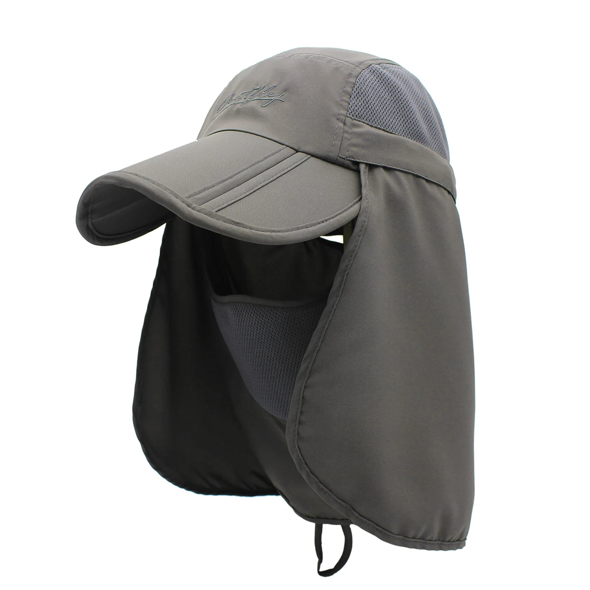 Connectyle Mens Frauen UPF 50 + Sonnenblende Hut Einstellbar Angeln Hüte Mit Abnehmbare Gesicht Maske Neck Klappe Außen Kappe – Detail 28