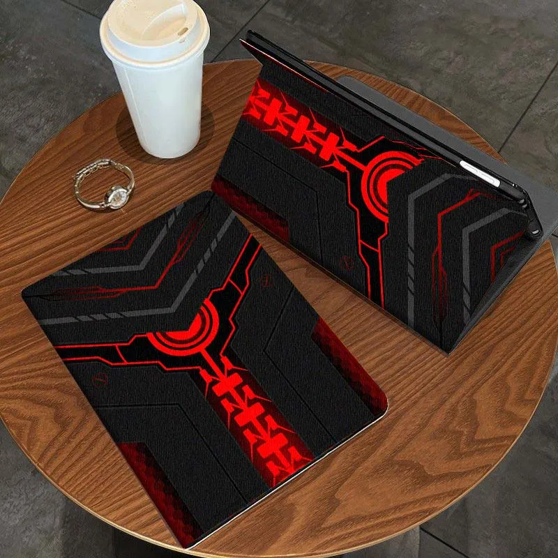 

Machinery Style Luxury Pattern For Samsung Galaxy Tab S11 A11 A9 A8 S6 A 10.1 A7 10.4 Plus 2025 2023 Tablet Case Gift