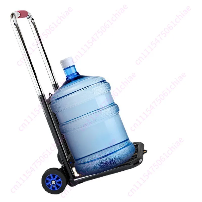 Hand-pulled Cart Folding and Handling Household Artifact Trailer Shopping and Pulling Trolley