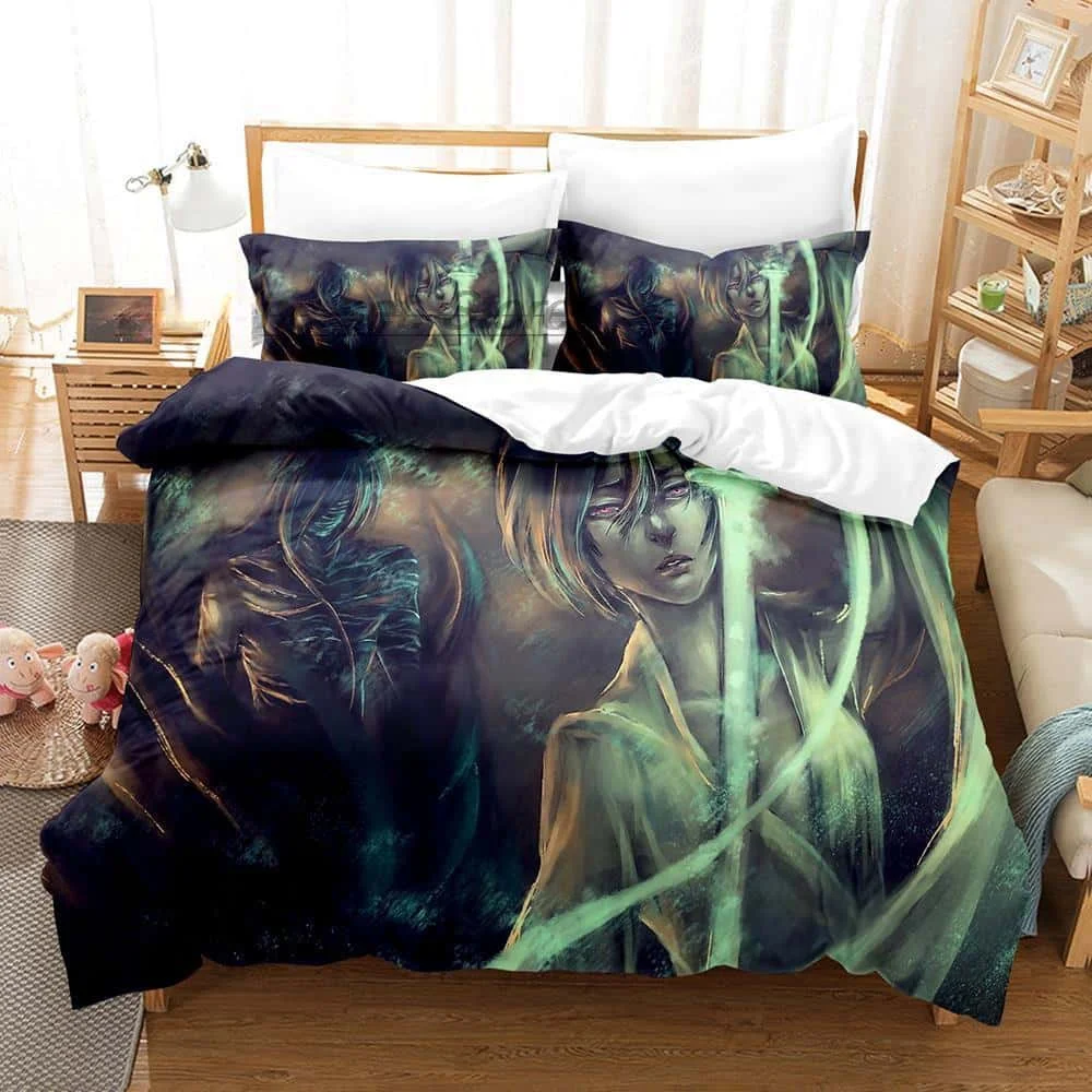 Fashion Anime 3D The Bleach Bedding Sets Duvet Cover Set With Pillowcase Twin Full Queen King Bedclothes Bed Linen Home Textile