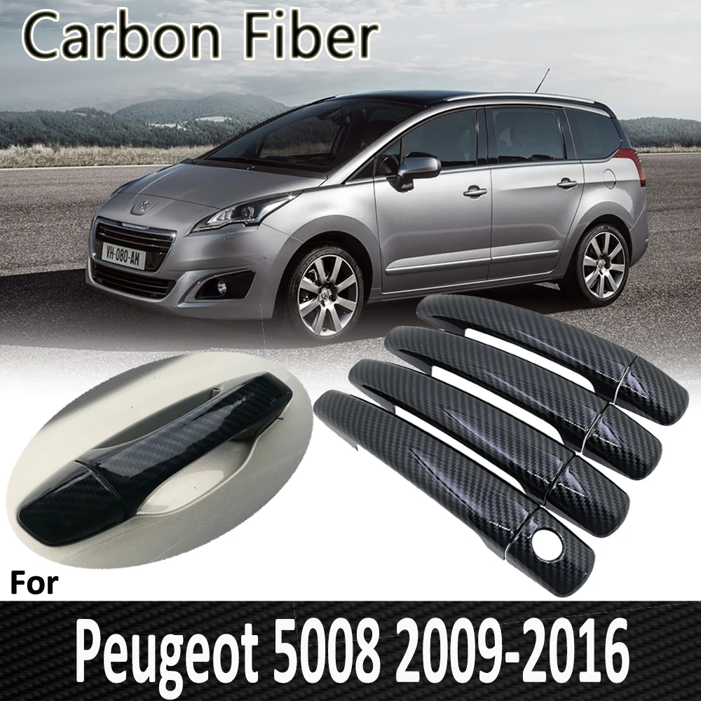 

Pop for Peugeot 5008 2008 2009 2010 2011 2012 2013 2014 2015 2016 Auto Door Handle Cover Sticker Car Accessories