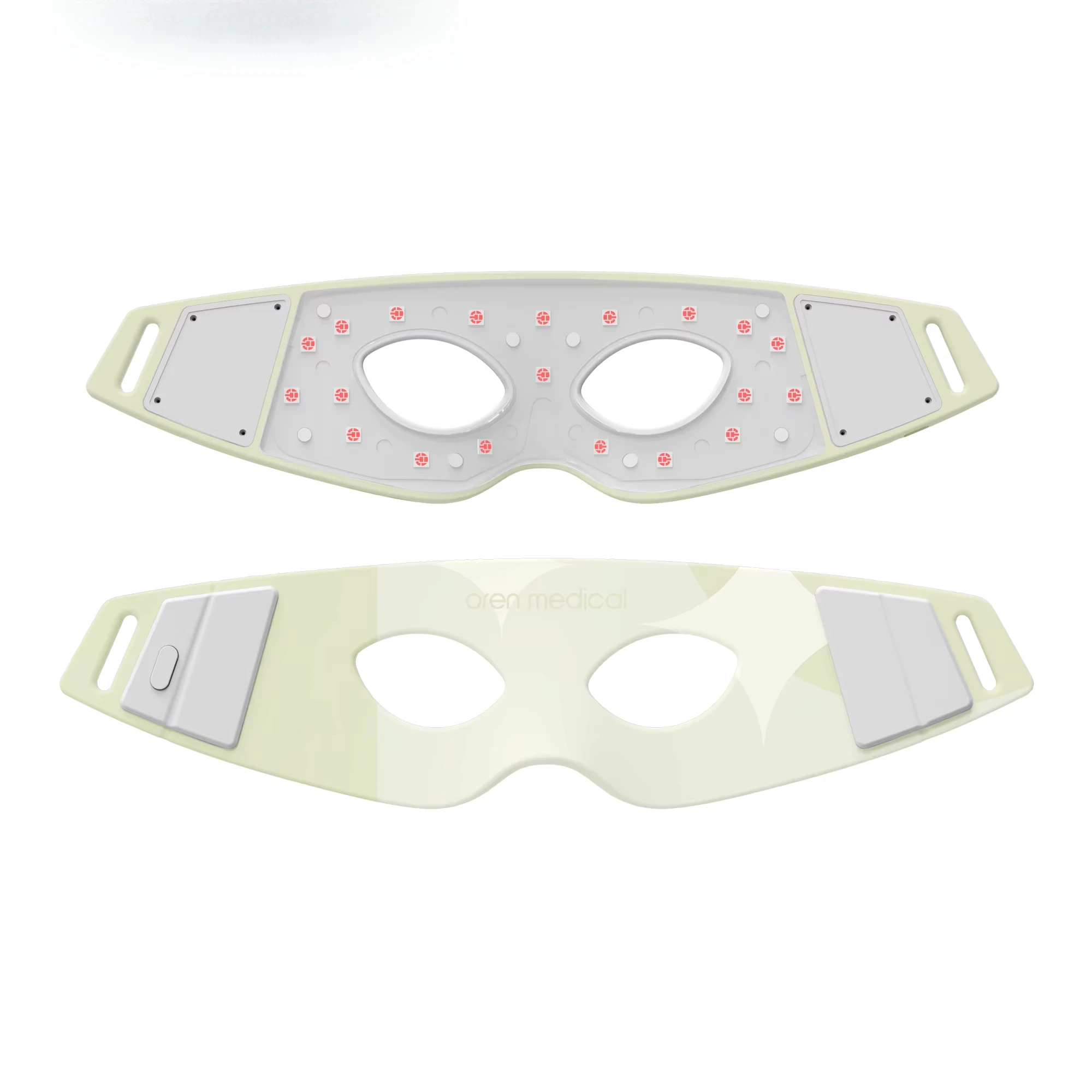 Occhiali per terapia della luce antirughe antietà medica Terapia della luce Occhiali per occhi a LED Maschera per occhi a LED Massaggiatore per il viso