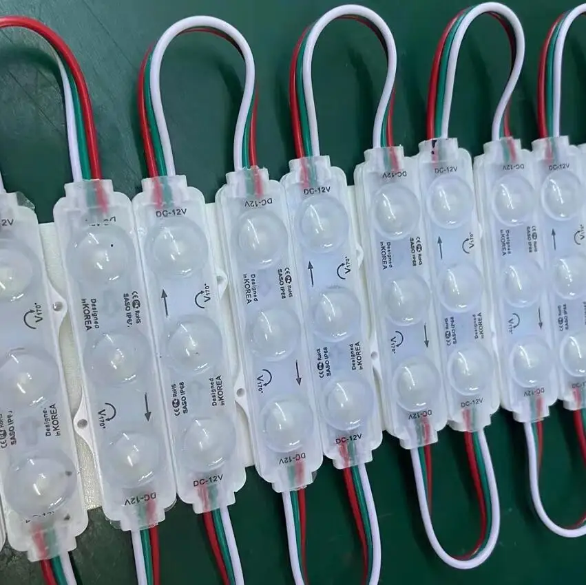 Strings 12V WS2811 Digital Pixel LED Modules Dream Color RGB String IP68 Waterproof For Advertising Letter Sign Backlight