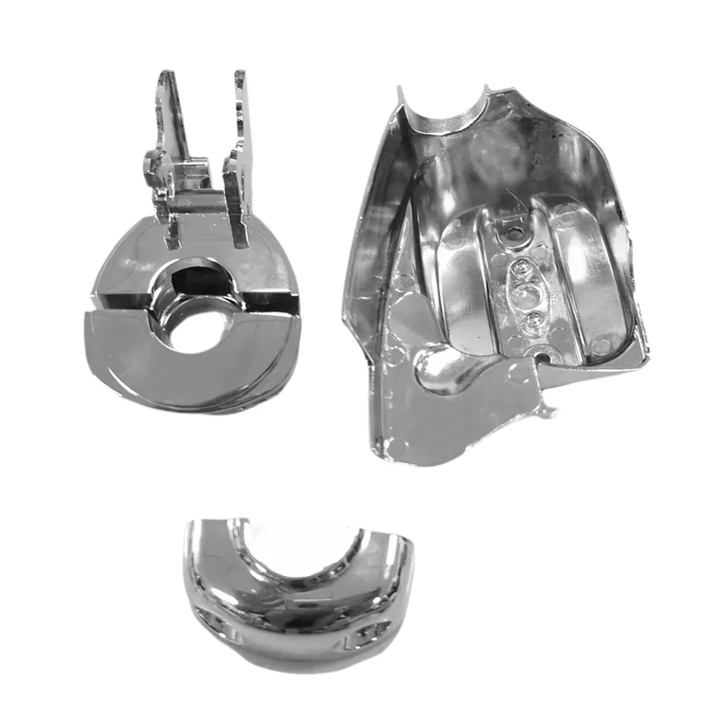 

For Electra Glides Road Glides Handlebar Modification Pump Cover Chrome Front Clutch Control Dress-Up Kit For' 96-' 07