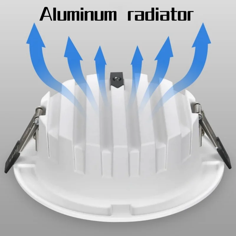Picture 5: Ultra-thin LED Smart Downlight Tuya Zigbee Bluetooth DALI 0-10V 3CCT SMD Anti-glare Embedded AC110V 220V Clothing Store Lighting