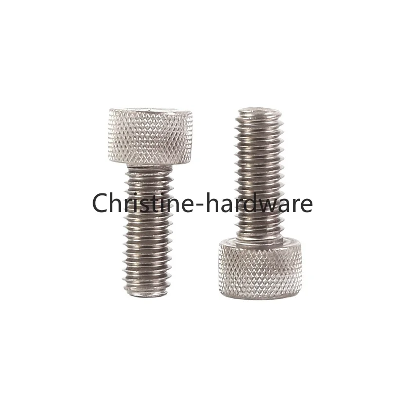 50pcs Cup Head Hex Socket Pure Titanium Bolt DIN912 GR2 M5x8-70mm Hex round Screw for Industrial Use