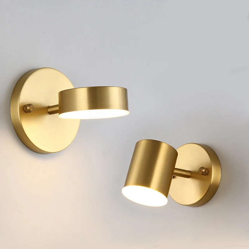 

Nordic LED Wall Lamps Bedroom Bedside Reading Wall Lights Aisle Background Lamp Indoor Wall Decor Lighting Home Lampara Murale