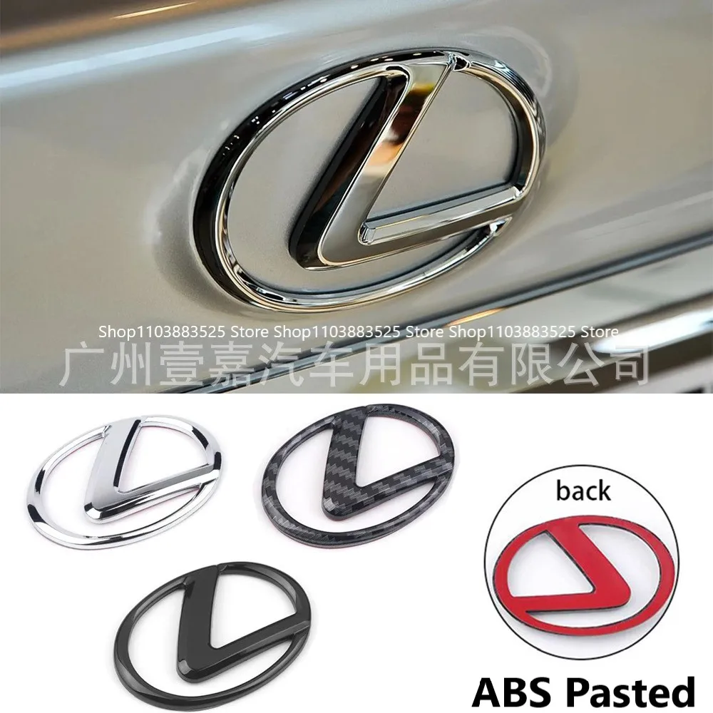 

Pasted 10-16cm Front Grille Rear Trunk Badge Replacement Sticker for Lexus GS GX IS LS LX NX RX ES ES200 IS300 RX300 Ct200 IS250