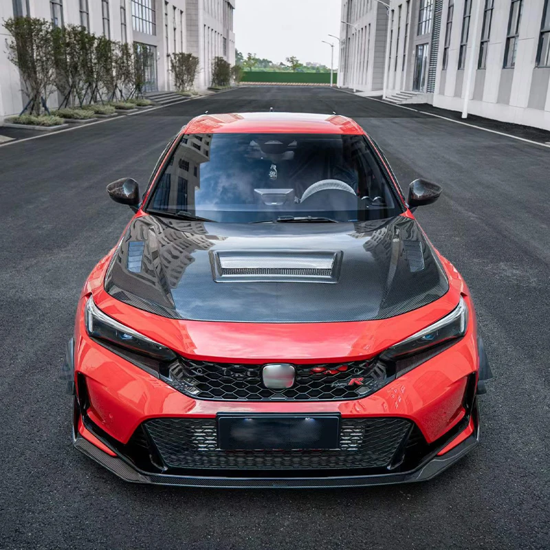 Carbon Fiber Hood for Type R FL5 Brand New Domestic Modified Product Improve Air Intake Heat Dissipation