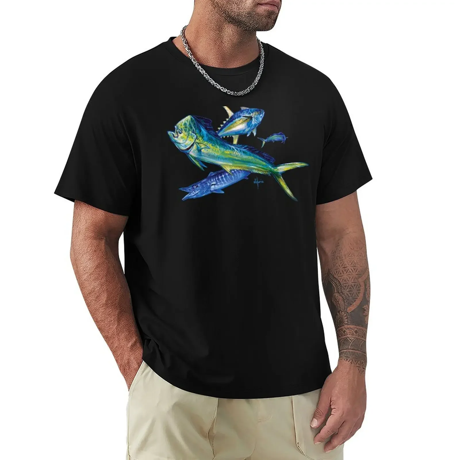 Dorado, Tuna, Wahoo T-Shirt vintage clothes shirts graphic sweat shirts, men