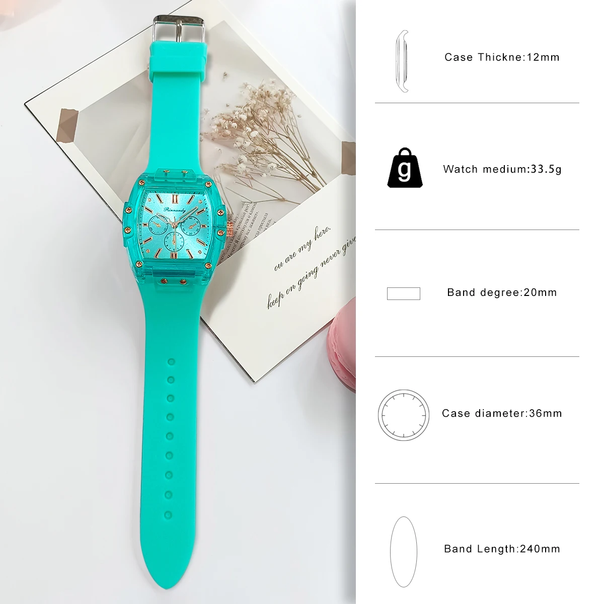 Women Watch Elegant Wristwatch Women Quartz Watches Ladies Clock Pointer Silicone Watch Gift Reloj Mujer relogios feminino