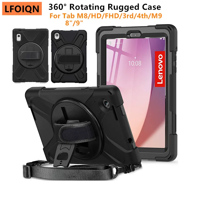 LFOIQN Heavy Duty Case For Lenovo Tab M8 4th Gen TB301FU TB300XU TB300FU 8