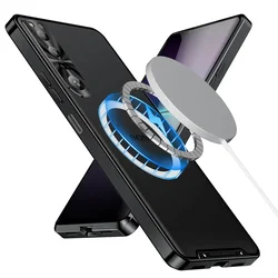 Luxury Metal Armor Case For Sony Xperia 1 VI Case Shockproof Full Lens Protection Cover Funda For Sony Xperia 5 V 1 V 10 IV Case