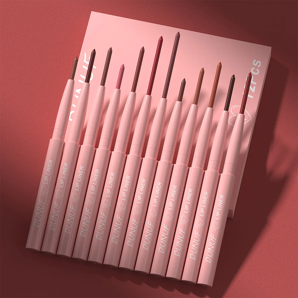 Set di rossetti per labbra, impermeabili, opachi, durevoli, non appiccicosi, senza trasferimento, rosso intenso, rosa polverosa, nudo, trucco Y2K Natale