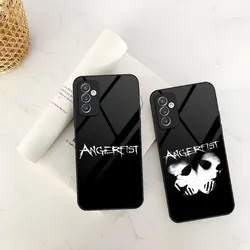 Angerfist Fashion Phone Case For Samsung A52 A22 A21 A20 A71 A31 A51 A12 A40 A10 A14 A54 A34 5G Glass Design Back Cover