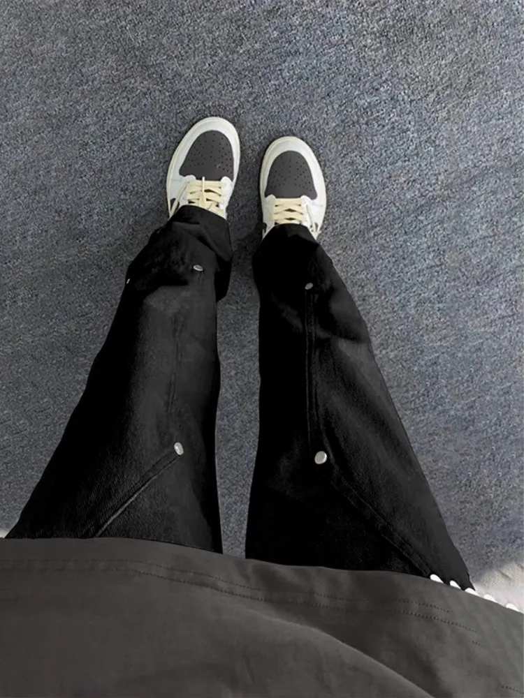 

Bla Vintage American Sle Men's Jeans Knee-high B0 Logging Pants Straight Leg Workwear Casual Trousers Youthful Energy