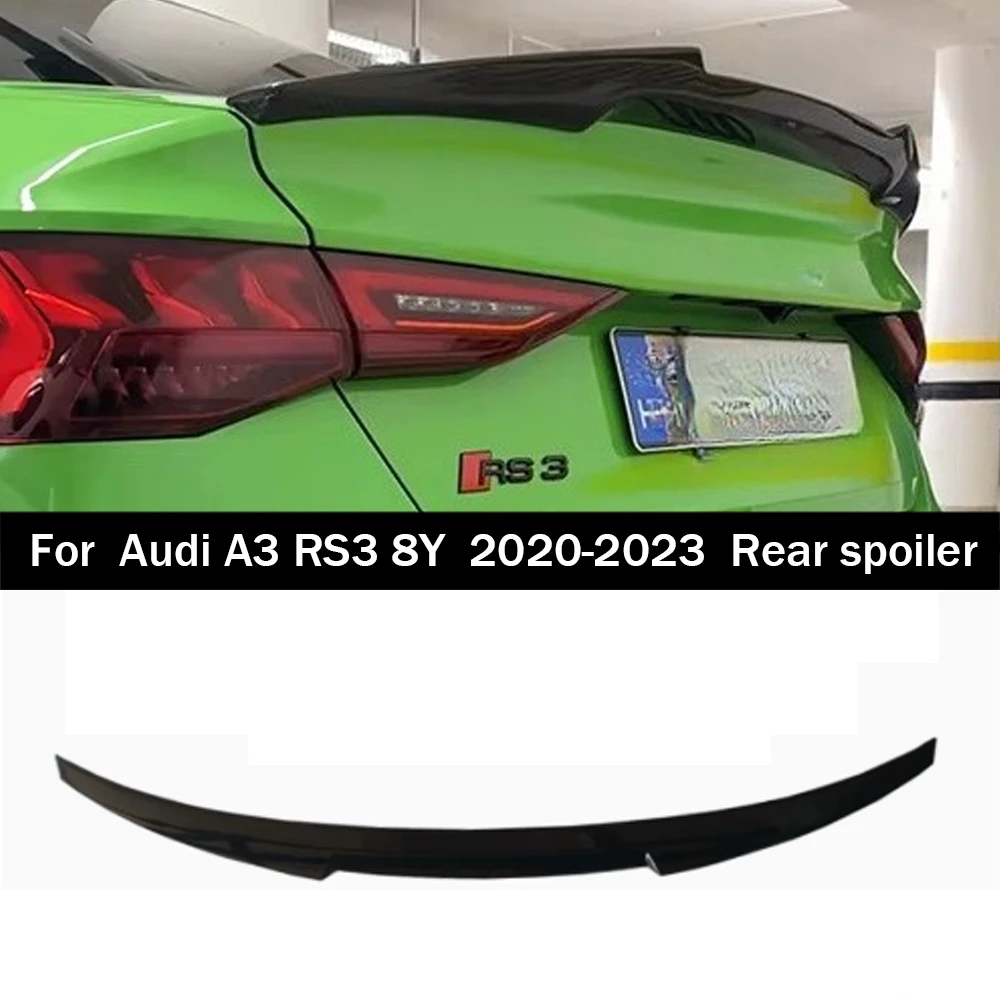

Для AUDI A3 S3 RS3 Limousine 8Y Sedan: Декоративный задний спойлер в стиле M4 для багажника, 2021-2024