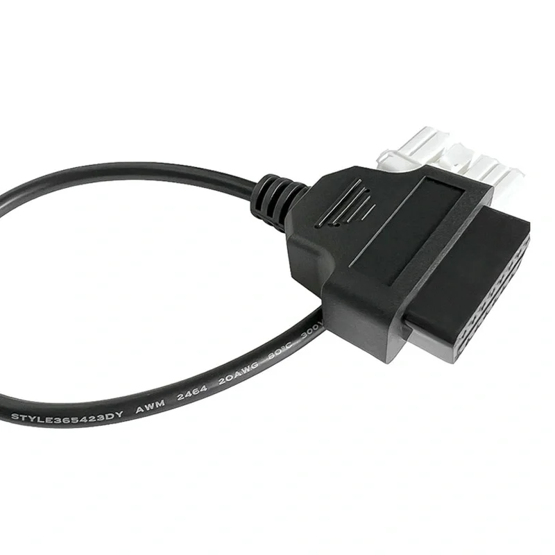 OBD2-Kabel für Tesla Model X 12-poliger Stecker, OBD-Diagnoseadapter für Tesla Model S 12-poliges auf 16-poliges OBDII-Diagnosetool