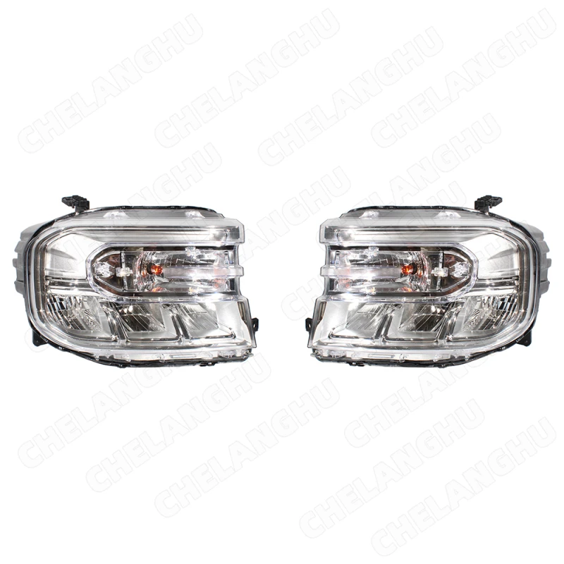 1Pair Front Headlight Lamp For Ford Maverick 2023 2024 Halogen Turn Light LED Low And High Beams NZ6Z13008C NZ6Z13008A White