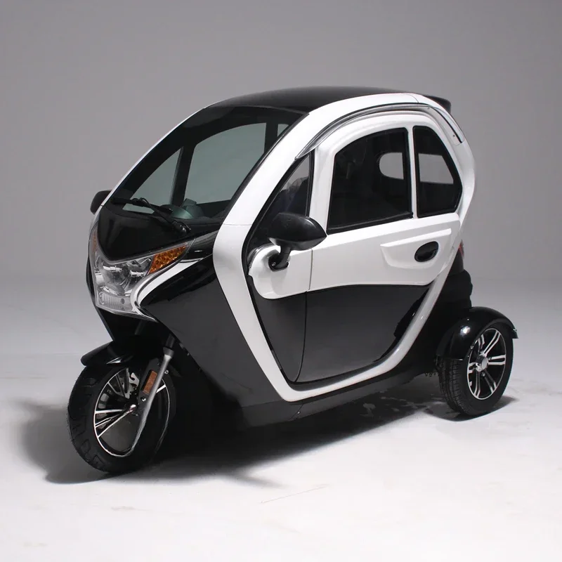 2500W Adult Tricycle 3 Wheel Electric Car Fully Enclosed High Speed Transport Vehicle Old People Mobility Scooter