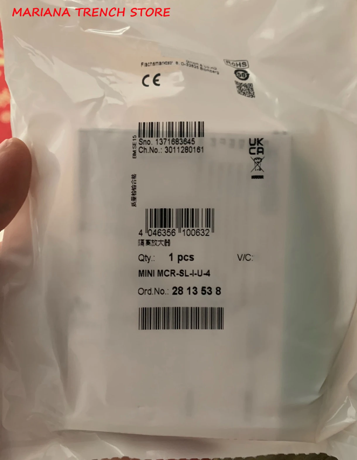 2813538 for Phoenix MINI MCR-SL-I-U-4 - Signal conditioner