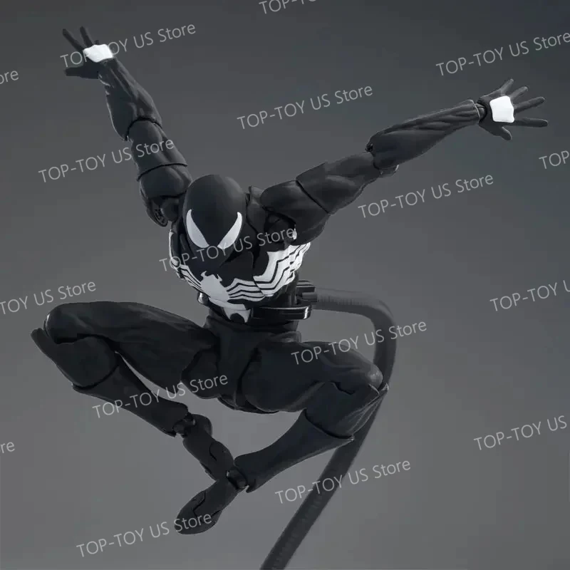 100% Original Mess Toys Spider-Man Symbiote Spiderman Messtoys Black Suit Neighbor Scarlet Spider Anime Action Figure Hadiah Mainan