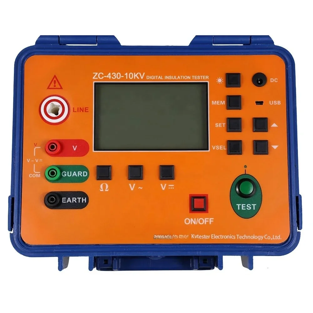 

10KV Digital Insulation Resistance Meter Megohmmeter test Kit